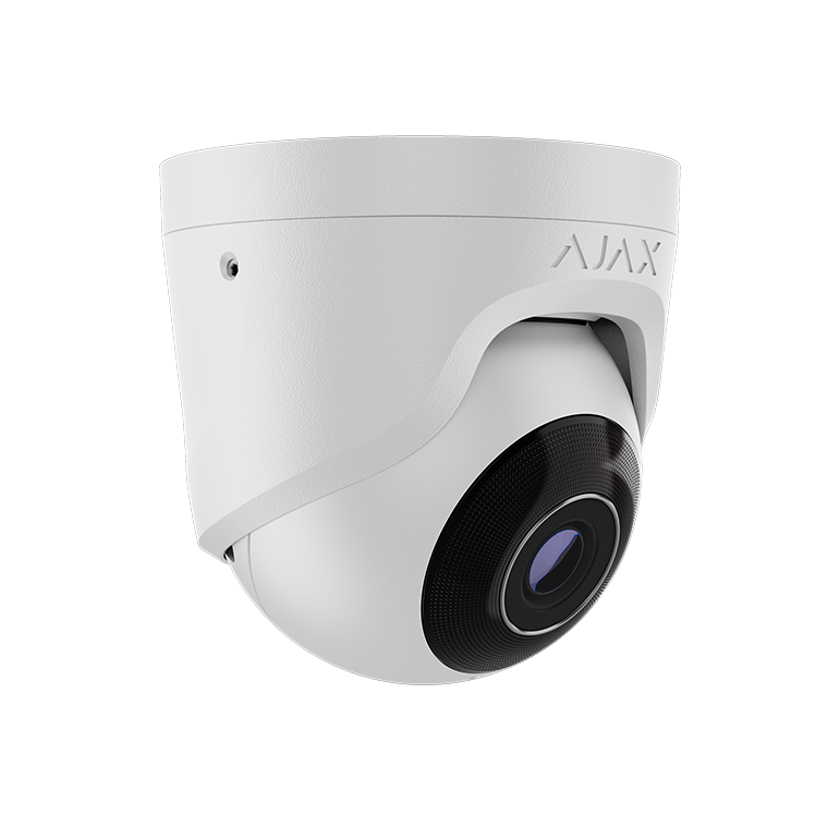 AJAX TurretCam (5MP / 4mm) – IP Κάμερα Turret 5MP με Υπέρυθρο Φωτισμό & AI Ανίχνευση