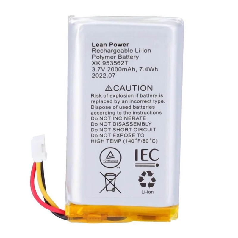 AJAX Battery for Hub / Hub 2 / ReX / ReX 2 (2Ah, 3-Pin) – Επαναφορτιζόμενη Εφεδρική Μπαταρία