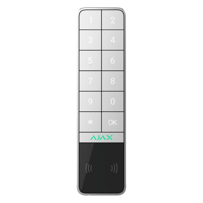 AJAX KeyPad Outdoor – Ασύρματο Πληκτρολόγιο Εξωτερικού Χώρου
