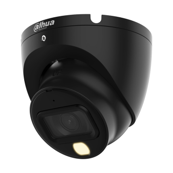 DAHUA HAC-HDW1200TLM-IL-A-0280B-S6-BLACK – Dome HDCVI 2MP Smart Dual Light με Μικρόφωνο