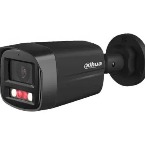 DAHUA IPC-HFW1439TL1-A-IL-0280B-BLACK – IP Bullet Κάμερα 4MP Smart Dual Light με Human Detection