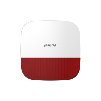 DAHUA ARA13-W2(868)(Red) – Ασύρματη Εξωτερική Σειρήνα AirShield με Κόκκινο Φλας