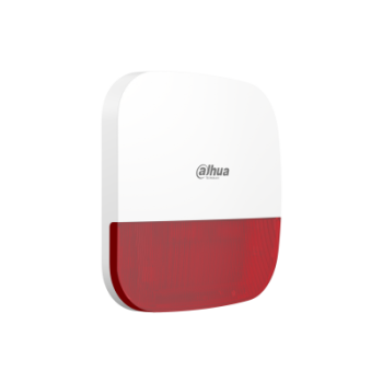 DAHUA ARA13-W2(868)(Red) – Ασύρματη Εξωτερική Σειρήνα AirShield με Κόκκινο Φλας