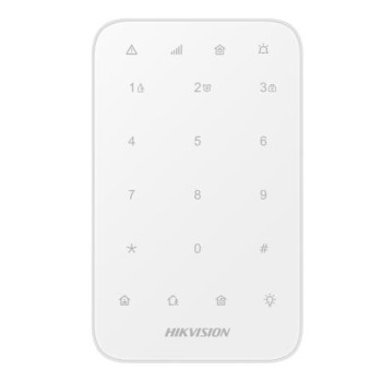 HIKVISION DS-PK1-E-WE – Ασύρματο Πληκτρολόγιο Αφής LED για AX PRO