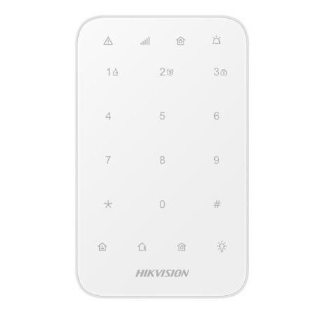 HIKVISION DS-PK1-E-WE – Ασύρματο Πληκτρολόγιο Αφής LED για AX PRO