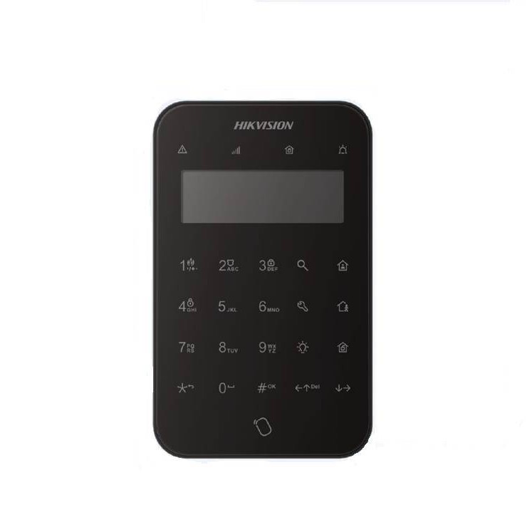 HIKVISION DS-PK1-LT-WE – Ασύρματο Πληκτρολόγιο LCD με Αναγνώστη Tags για AX PRO