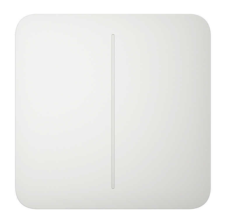 AJAX - LIGHT CORE (2-GANG) – Διπλός Φωτιζόμενος Διακόπτης Αφής Smart Home