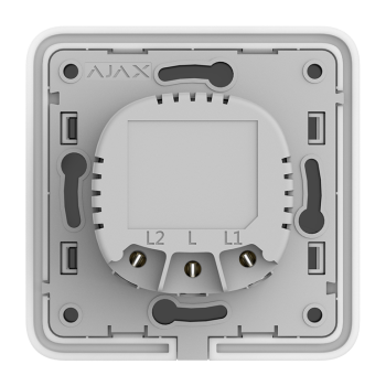AJAX - LIGHT CORE (2-GANG) – Διπλός Φωτιζόμενος Διακόπτης Αφής Smart Home