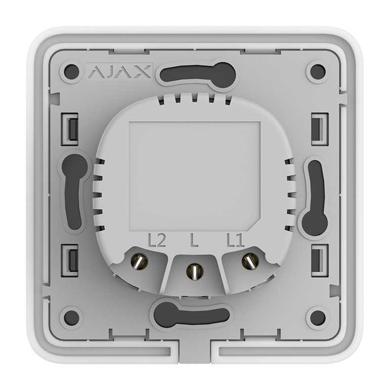 AJAX - LIGHT CORE (2-GANG) – Διπλός Φωτιζόμενος Διακόπτης Αφής Smart Home
