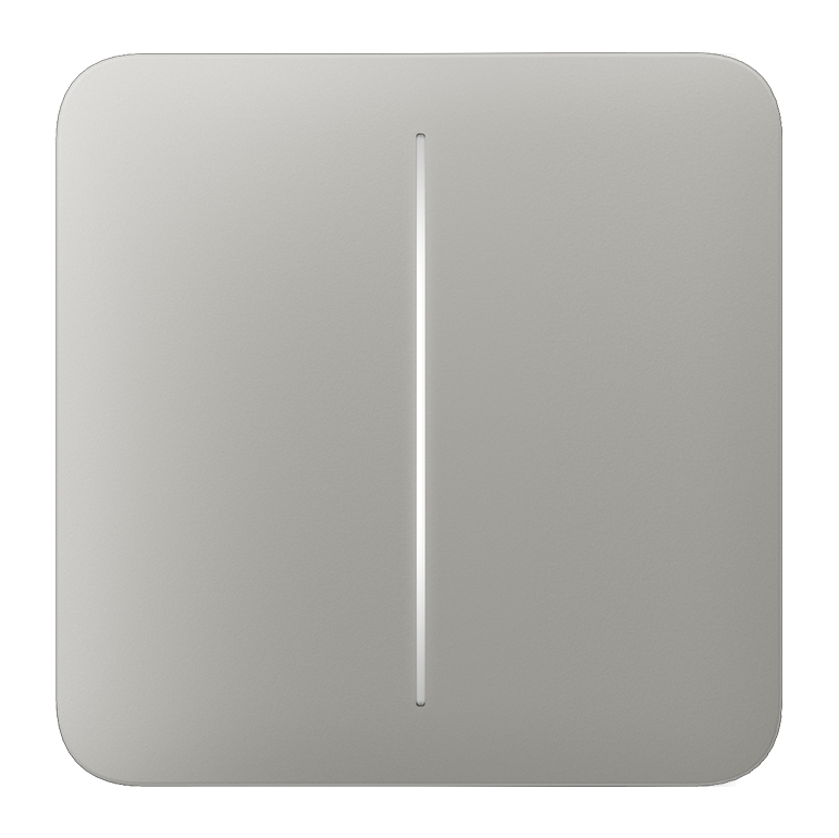 AJAX - LIGHT CORE (2-GANG) – Διπλός Φωτιζόμενος Διακόπτης Αφής Smart Home