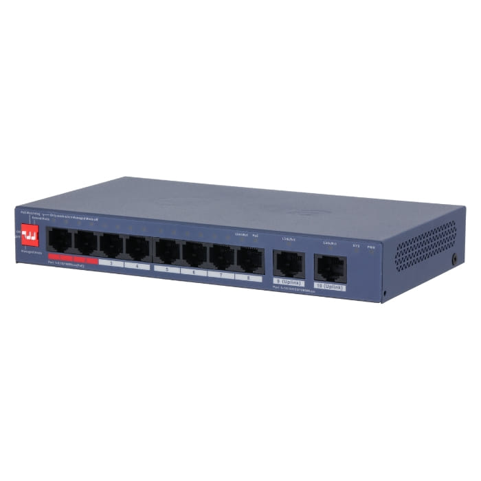 DAHUA - CS4010-8ET2GT-60 – PoE Switch 10 Θυρών