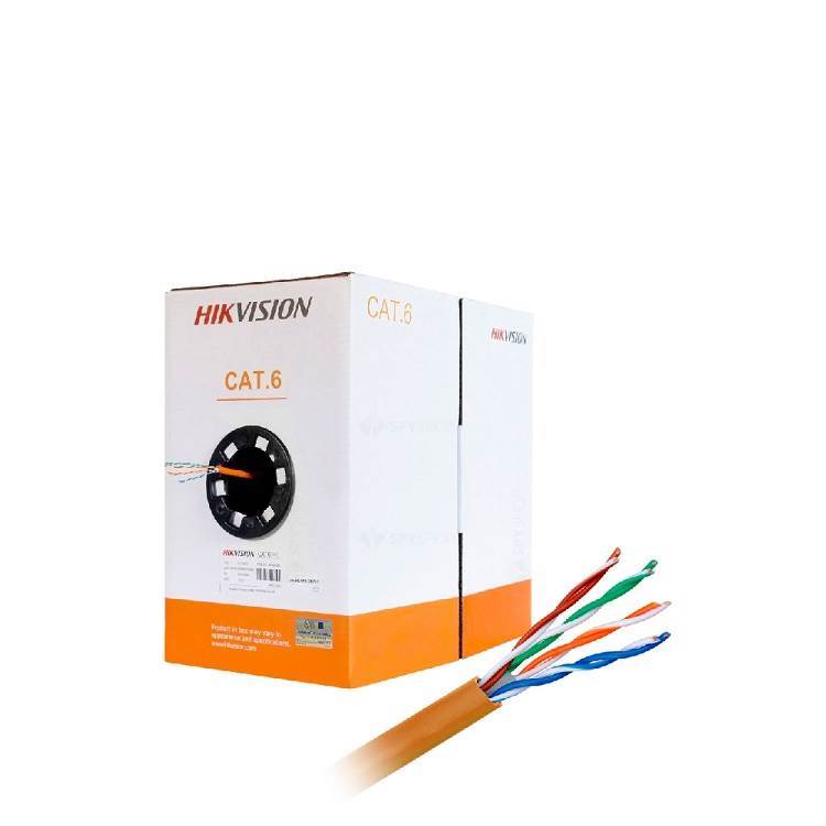 HIKVISION DS-1LN6-UU – Καλώδιο Δικτύου CAT6 UTP Χαλκού 305m