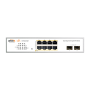WI-TEK WI-PCES310GF V2 Cloud Managed Gigabit PoE+ Switch 8 Θυρών με 2 SFP Uplink