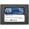 SSD ΣΚΛΗΡΟΣ ΔΙΣΚΟ PATRIOT P210S512G25 P210 512GB 2.5" SATA III