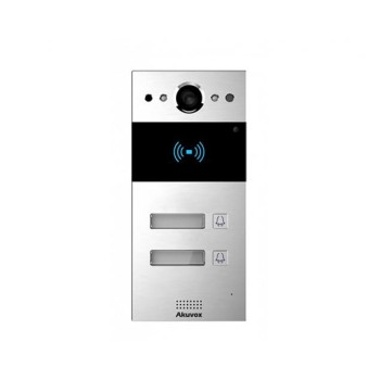 AKUVOX AK-R20B-2B – IP Μπουτονιέρα Θυροτηλεόρασης 2 Διαμερισμάτων με RFID & Κάμερα 2MP