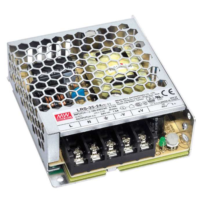MEANWELL LRS-35-24 Switching Τροφοδοτικό 24V DC 1.5A 36W