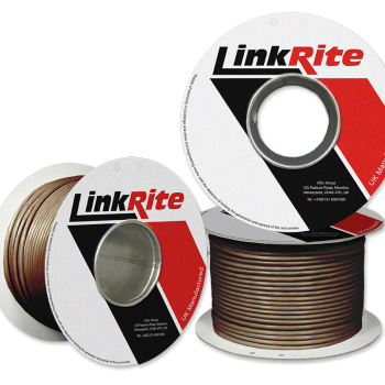 CQR CAB4/100BR Καλώδιο Συναγερμού 4 × 0.182mm² Επικασσιτερωμένου Χαλκού Καφέ 100m