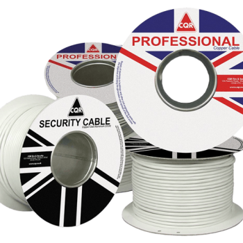 CQR CAB4/WH/100/PR Καλώδιο Συναγερμού 4 × 0.182mm² Επικασσιτερωμένου Χαλκού Λευκό 100m