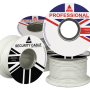 CQR CAB12/WH/100/PR Καλώδιο Συναγερμού 12×0.182mm² Επικασσιτερωμένου Χαλκού Λευκό 100m