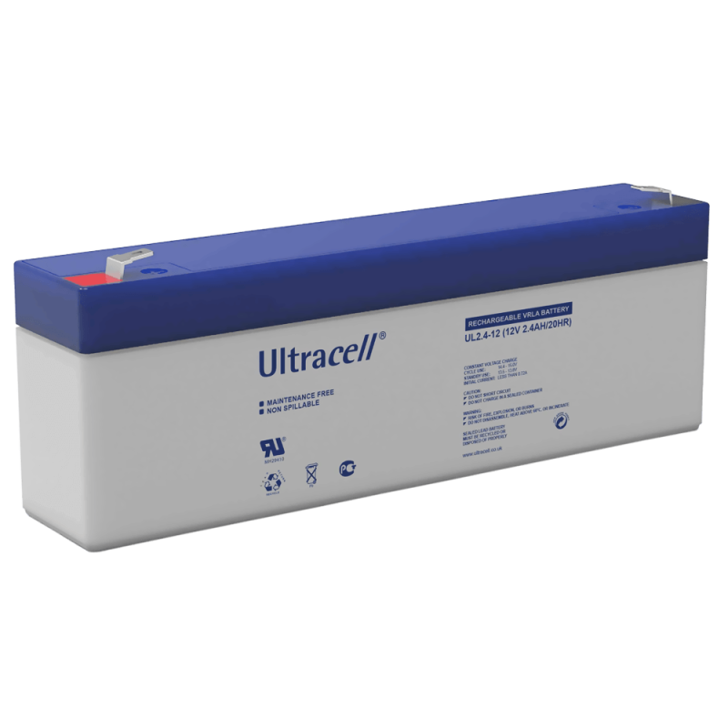 ULTRACELL UL2.4-12 Μπαταρία Μολύβδου 12V 2.4Ah