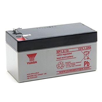 YUASA NP1.2-12 Μπαταρία Μολύβδου 12V 1.2Ah