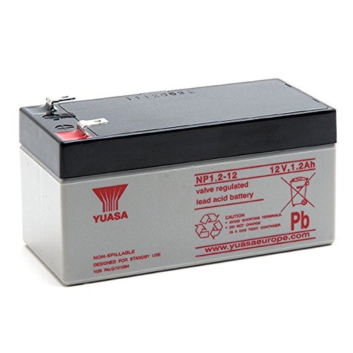 YUASA NP1.2-12 Μπαταρία Μολύβδου 12V 1.2Ah