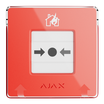 AJAX Manual Call Point (Red) Ασύρματο Μπουτόν Αναγγελίας Πυρκαγιάς