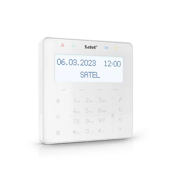 SATEL INT-KSG2R - Πληκτρολόγιο Αφής LCD με Αναγνώστη Καρτών MIFARE