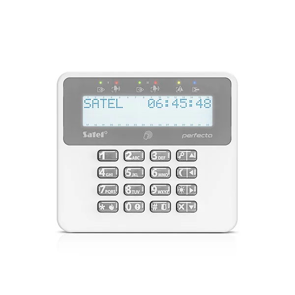 SATEL PRF-LCD-A2 - Ασύρματο Πληκτρολόγιο LCD με Αναγνώστη Καρτών & Tags