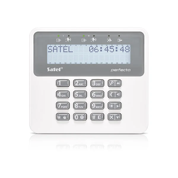SATEL PRF-LCD - Ενσύρματο Πληκτρολόγιο LCD για Συστήματα PERFECTA