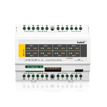 SATEL INT-ORS - Μονάδα Επέκτασης 8 Ρελέ Εξόδων για Ράγα DIN