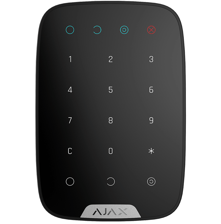 AJAX KeyPad – Ασύρματο Πληκτρολόγιο Όπλισης/Αφόπλισης Συστήματος Συναγερμού
