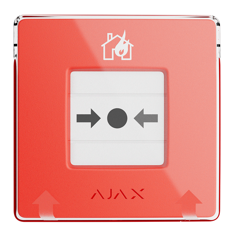 AJAX Manual Call Point (Red) Ασύρματο Μπουτόν Αναγγελίας Πυρκαγιάς