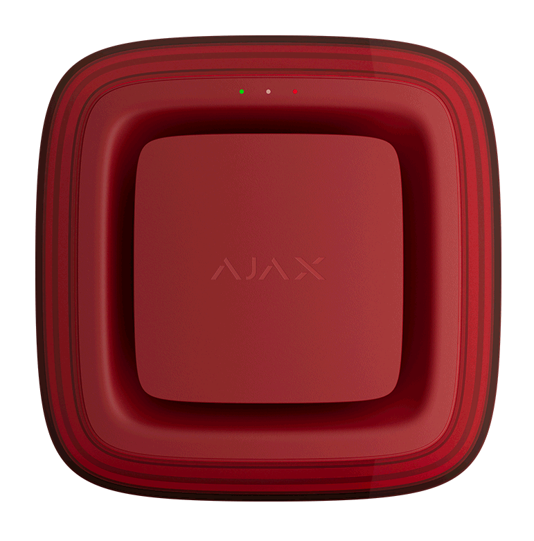 AJAX EN54 FireProtect (Sounder/VAD) Ασύρματη Σειρήνα Πυρανίχνευσης με Οπτική Ειδοποίηση